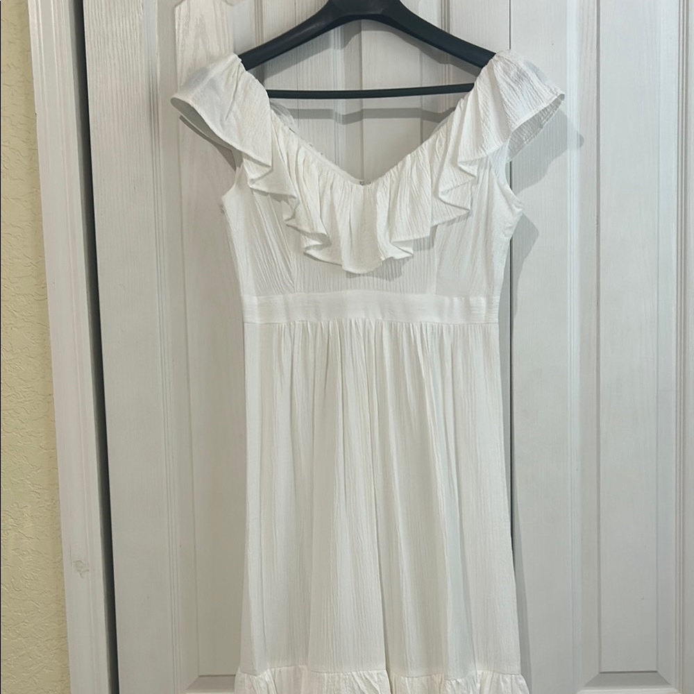 Calvin Klein White Midi Dress